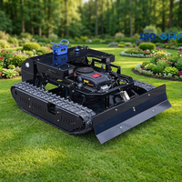 Machine de gestion de l'herbe agricole télécommandée pour vergers, vignobles et terrains montagneux – Équipement de tonte professionnel.