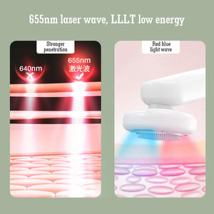 Cepillo de limpieza facial eléctrico para el cuidado de la piel con diseño de logotipo gratuito, cepillo de limpieza facial con calefacción de silicona suave portátil - Product Image 4