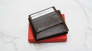 Tarjetero de Cuero Genuino Hecho a Mano, Minimalista, para Hombre y Mujer, Duradero, para Guardar Tarjetas de Crédito, en Venta - Product Image 4