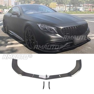 Difusor de Parachoques Delantero de Fibra de Carbono Real para Mercedes Benz Clase S COUPE W217 S63 BR 2014-2017 - Product Image 1