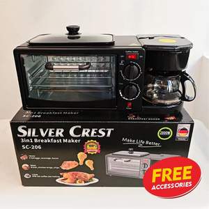 Vente Directe d'Usine en Stock Station de Petit-Déjeuner 3 en 1 avec <span class=keywords><strong>Four</strong></span> et Cafetière Machine à Petit-Déjeuner Domestique 3-en-1 - Product Image 5