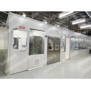 Tùy Chỉnh Thoại Di Động Cầm Tay Mềm Rèm/Plexiglass/Bánh Sandwich Panel Phòng Sạch - Product Image 1
