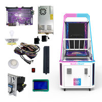 Machine d'arcade à monnayeur en acier inoxydable, pliable, jeu sportif d'intérieur, double joueur, avec distribution de tickets, certifiée CE