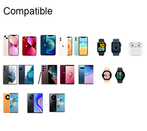 10W 15W sạ<span class=keywords><strong>c</strong></span> Pad TWS Tai nghe cho iPhone CE FCC ID cho AirPod 20W sạ<span class=keywords><strong>c</strong></span> không dây LED ánh sáng điện thoại giữ cho đồng hồ thông minh - Product Image 4