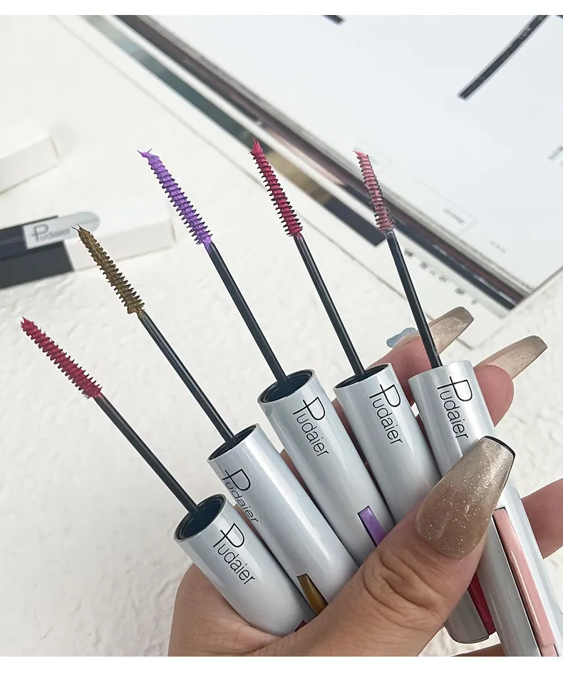 Private Label Waterdichte Eye Lash Uitbreiding Mascara Langdurige Roze Vloeibare Kleur Mascara