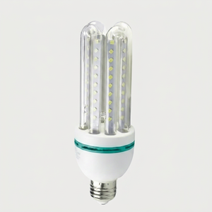หลอดประหยัดพลังงาน 3U 7W CFL รุ่นคอร์น ขั้ว E27 แสงขาว 6000K ใช้งานได้ 8000 ชั่วโมง AC85-265V ฐานพลาสติก รับประกัน 2 ปี 520 ลูเมนส์ 80 CRI - Product Image 1