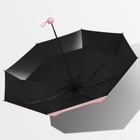 Nouveaux Gadgets 2016 : Parapluie d'affaires pliable en polyester, promotionnel, en forme de bouteille de vin, produits uniques à vendre