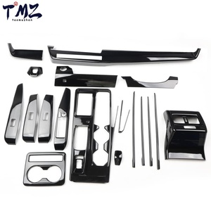 PC Piano Black Carbon Fiber Interior Trim Full Set Dekorasi Modifikasi Aksesoris Penutup Untuk Toyota Camry Generasi ke-9 2025-2026 LHD - Product Image 1
