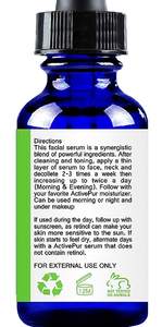 Suero Orgánico Antiacné con 20% de Vitamina C, 3.5% de Niacinamida, 2.5% de Ácido Hialurónico al 5%, 3.5% de Ácido Salicílico y Árbol de Té <span class=keywords><strong>para</strong></span> el Cuidado de la Piel - Product Image 3