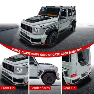 Kit de carrocería de fibra de carbono seca estilo BB G900 para Mercedes Benz Clase G W464 G800 con cubierta de neumático, venta directa de fábrica al por mayor. - Product Image 4