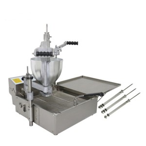 Máquina para Hacer Donuts Mochi Pequeños <span class=keywords><strong>de</strong></span> 3 Moldes, con Certificación CE, Alta Calidad, <span class=keywords><strong>Precio</strong></span> Económico, Dispensador Automático <span class=keywords><strong>de</strong></span> Bolas <span class=keywords><strong>de</strong></span> Donut - Product Image 1