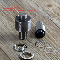 Petite machine à boutons manuelle, ensemble de boutons à œil d'air, machine à boutons en cuir adaptée aux boutons en cuir pour v
