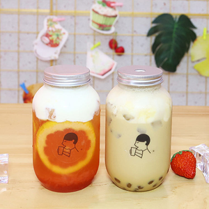 Botellas de jugo de plástico vacías de grado alimenticio personalizadas con cubierta de aluminio para embalaje de bebidas - Product Image 2