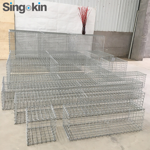 20cm 30cm galvanizli U şekli demir gabyon sepetleri kutusu bahçe ekran çit paneli süs duvar inşaatı - Product Image 5