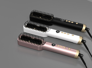 Calentamiento rápido popular Pantalla digital LED Calentador PTC Peine alisador de pelo Cepillo de función de pulverización de vapor de energía eléctrica portátil - Product Image 4