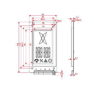 Bộ phận thang máy thang máy 7-Segment-CODE thang máy bảng hiển thị - Product Image 3