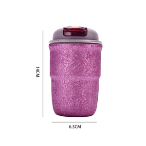 DF Titanium Alloy 320ML Coffee Cup Vacuum Insulated Water Cup With Lanyard High Appearance Straight Drink <b>Tea</b> Brewing <b>Mug</b> - Product Image 4