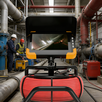 Caméra d'inspection de canalisation d'égout de 14 mm avec moniteur portable de 7 pouces et câble de 20 m (67 pieds)