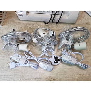 US EU UK cắm ổ cắm Clip-on bàn đèn bệ đơn đôi cổ ngỗng cơ sở E27 Bóng đèn Đèn chủ - Product Image 2