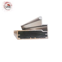 Offre Spéciale Personnalisé Longueur Couleur Porte Coulissante En Aluminium Alliage Cabinet Profil De Cadre Pour Porte En Verre