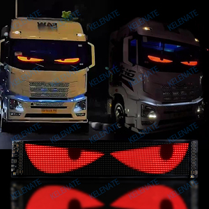Fahrzeug dämon Dynamisches animiertes LED-Auge Flexibles LED-Display Panel Auto Blinkende Augen-LED-Lichter <span class=keywords><strong>Devil</strong></span> Eyes Lights für LKW - Product Image 3