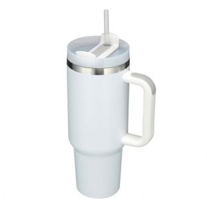 Taza termo Swift 40Oz Botella de coche Aislamiento térmico de gran capacidad Mango frío Vaso de acero inoxidable - Product Image 4
