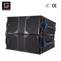 Système de sonorisation actif double 10 pouces Line Array 710W, audio PA professionnel amplifié pour événements et concerts en extérieur