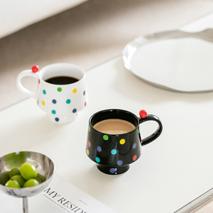 Creative Cartoon Pattern <b>Ceramic</b> Coffee <b>Mug</b> 400ml Capacity Microwave Dishwasher Safe Customizable Color Logo Party Use Modern - Product Image 4