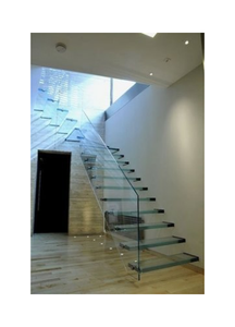 Verre trempé de sécurité stratifié personnalisable 8+8+8mm 8+16+8mm pour entrée de bâtiment, plancher, escalier, salle de bain, mur-rideau extérieur - Product Image 2