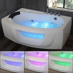 Baignoire de <span class=keywords><strong>spa</strong></span> de <span class=keywords><strong>massage</strong></span> en acrylique blanc moderne du fabricant chinois Bain moussant coloré autoportant pour la salle de bain