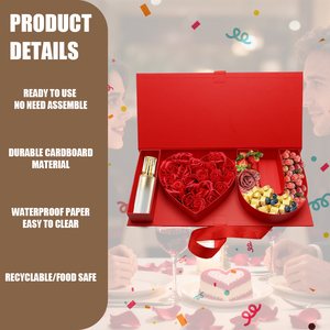 Caja de Regalo de Cartón con Forma de Letra I <span class=keywords><strong>Love</strong></span> You, Rellenable con Chocolate, para Arreglos Florales de San Valentín, Disponible en EE. UU. - Product Image 6