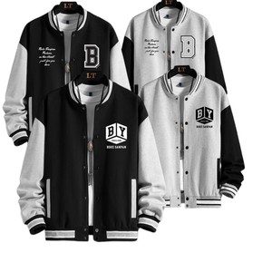 Giacca da Baseball da uomo con Logo personalizzato 2024 maniche in pelle con giacca ricamata giacca da Baseball da Campus alla <span class=keywords><strong>moda</strong></span> - Product Image 1