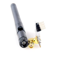 Module de transmission de données sans fil NRF24L01+ 2.4G / Version améliorée NRF24L01 2Mbit/s avec plaque adaptatrice de socket NRF24L01