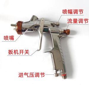 Pistola de Pulverización Kiwzmi con Boquilla de 1.4 mm, Alimentación por Gravedad, de Aleación de Aluminio - Product Image 3