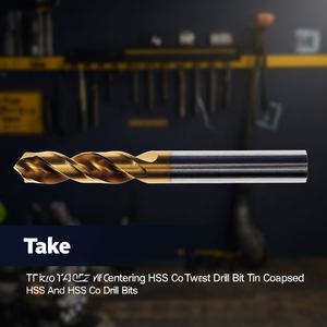 Foret hélicoïdal autonivelant HSS-Co Ttake Ta1052, revêtu d'étain, forets HSS et HSS-Co - Product Image 3