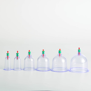 Mesin terapi perangkat vakum Bekam, 6 buah bekam dengan pompa bekam vakum pijat cangkir - Product Image 6