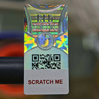 Pegatinas de PET Impresas en Serigrafía con Forma Personalizada, Anti-Falsificación, con Adhesivo Holográfico Fuerte, para Velas y Manualidades, Nuevo Efecto 2026