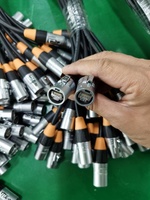 Câble audio vidéo XLR blindé pré-fabriqué Stage Cat6, 8 canaux, transmission sonore de qualité studio pour utilisation avec des enceintes