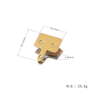 刹车片铜全金属自行车冷却刹车片，用于SHIMANO M315 M55 M375 M515 M575 C501 C601 - Product Image 6