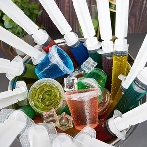 Jelly <strong>Shot</strong> Set 1.5 oz 2oz Jelly <strong>Shot</strong> Shoot Party <strong>Syringes</strong> and Cups With Lids - Product Image 4