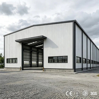 Entrepôts industriels préfabriqués en acier à construction rapide pour la distribution de marchandises et bâtiments de stockage préfabriqués en acier