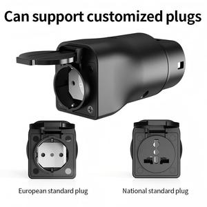 Adaptateur Schuko Premium V2L Type 2 vers <span class=keywords><strong>prise</strong></span> EU, étanche IP67, pour kit de décharge d'énergie d'urgence pour camping extérieur et véhicules électriques - Product Image 1