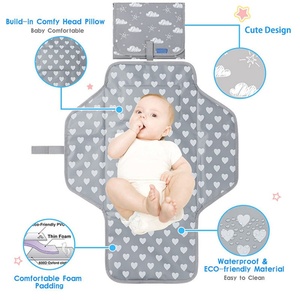 Portable Far Infrared Heating Care Pad Waterproof Folding Baby Diaper Changing Pad with <b>Cover</b> - Product Image 2