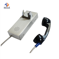 Téléphone de prison anti-vandalisme analogique Ip Téléphones publics industriels robustes Pas de clavier Ligne directe de numérotation automatique Téléphone anti-vandalisme Voip Sip