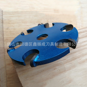 Nouveauté : Ensemble de plateau à thé et table à thé en bois sculpté à six dents, outils de travail du bois avec fraise à chanfreiner et fraise à dégrossir - Product Image 5