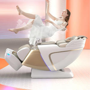 Fauteuil de massage corporel complet à double moteur 4D SL-Track Zéro Gravité pour la maison, avec fonction de massage thaïlandais 3D et élévateur électrique pour les jambes - Product Image 1