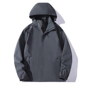 Manteau d'automne pour homme, veste fine imperméable, trench-coat de montagne pour couple, tissu résistant aux rayures et à l'usure, simple. - Product Image 4