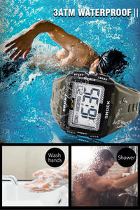 Reloj deportivo con logotipo personalizado para hombre, cronómetro de luz Led, Digital, resistente al agua hasta 30M, <span class=keywords><strong>2022</strong></span> - Product Image 3