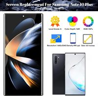 Remplacement d'écran OLED pour Samsung Galaxy Note 10 Plus SM-N975 SM-N976 4G/5G, kit de réparation d'ensemble numériseur tactile (noir)