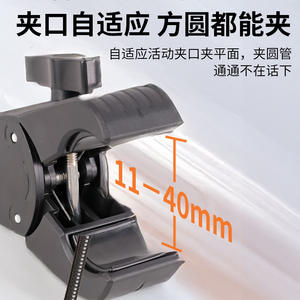 Support universel flexible pour téléphone et tablette, pince de bureau pour prise de vue au chevet, avec tuyau métallique flexible en alliage, idéal pour le streaming en direct - Product Image 4